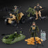 US Army Men Action Figures Play Set, Toy Soldiers with Military Weapons Accessories for Kids Boys