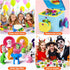 100 Pack Animal Erasers, 3D Puzzle Pencil Erasers for Kids, Bulk Treasure Box Toy for Classroom