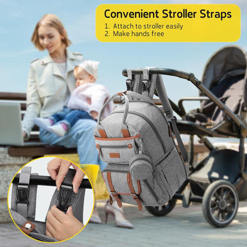 Backpack, 30L Maelstrom Diaper Gray