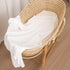 Cozy Hadetoto Baby Blanket Soft Cotton Cable Knit Crochet Receiving Crib Nursery Swaddling Blankets for Newborn Boys