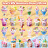 Cleboen Set, 24 8+, Mini Dessert House DIY Toy Making Miniature Food Desserts, Resin & Clay Kitchen Play Food DIY Craft