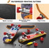 Fingerboard Mini Finger Skateboards Toys - 12PCS Professional Finger Boards Set, Mini Skateboard Starter Kit for Kids
