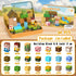54PCS Set 3-5, 3+ Travel Magnetic Blocks, Mini Magnet Toys for Kids,Magnetic Building Blocks Cube, Portable Magnetic
