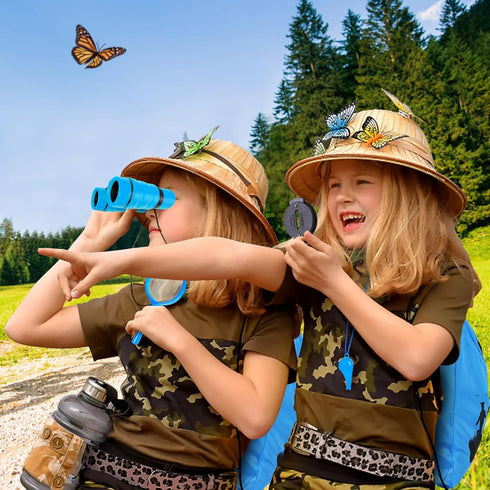 ESSENSON Kids Explorer Kit - Outdoor Adventure Kit with Binoculars, Summer Toys for Kids Ages 4-8