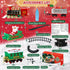 NEUBSAW Set 3 4 5 6 7 8+ Christmas Train - Hanging Train Toys Around Under The Christmas Tree w/Smoke, Whistle (Turn