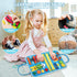 1-3, 1 2 3 Toddler Busy Board Montessori Toys - Sensory Busy Book for Toddlers Dinosaur Learning Activity for Fine