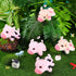 Stuffed Pig, 12 Pieces Assorted Plush Toy Figures for Holiday Party Favors, 3.2 x 3 Inch