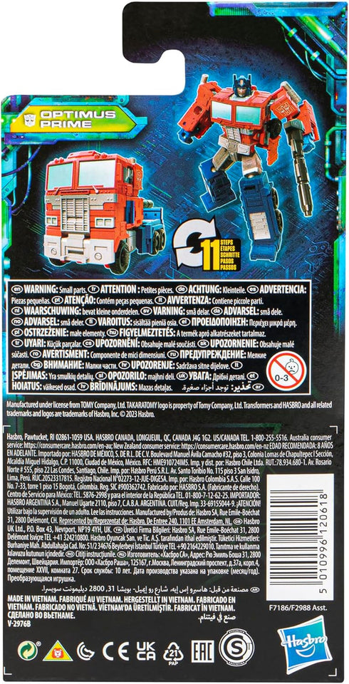 Transformers Toys Legacy Evolution Core Class Optimus Prime Toy, 3.5-inch Action Figure for Ages 8 and Up