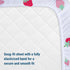 100% Wildkin Cotton Fitted Crib Sheet Soft & Breathable Fitted Sheet (Strawberry Patch)