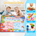 KIZZYEA Water Doodle Mat for Kids - Large Coloring Painting Writing Mat - Educational Toys for 2-5 Years Old Boys Girls