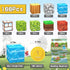 Wanplay Toys,3D Set,100PCS 3+,STEM Magnetic Blocks Magnetic Building Toys Blocks Game Construction Toys for Kids Ages