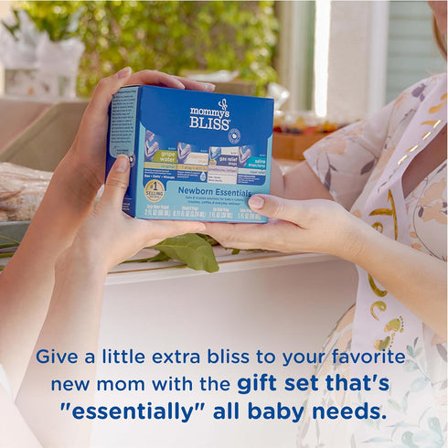 Mommy's 4-Piece 400IU, Bliss Newborn and Baby Essentials Kit - With Gripe Water, Gas Relief Drops, Vitamin D and Saline