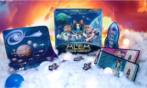 MLEM: Space Agency Board Game - Purrfect Catstronaut Adventures! Fun Family Game for Kids and Adults