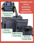 IDAHO JONES Baby Bottle Cooler Bag - Formula or Breast Milk Storage for Daycare, Travel & Airplane - Insulated Thermos