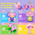 0-12 5-in-1 Musical Car Seat Toy for Babies Months Girl, Sensory Activity Hanging Toy Stroller Toy with Soothing Music