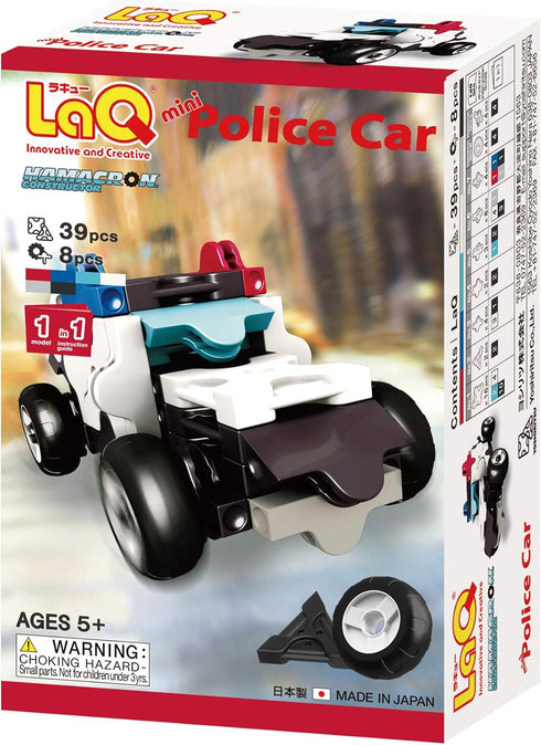 LaQ Mini Police Car Building Set