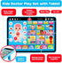 Peacurh 3-5 Set 3 2-3 2-4 Doctor Kit for Toddlers Kids Doctors Play with Interactive Learning Tablet Toys for Year Old