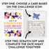 Mix It Up Scratch Off Date Night Ideas Deck - 52 Couples Dates, Gift Idea for Newlyweds, Bridal Shower