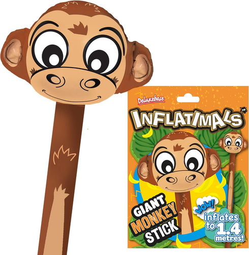 Inflatable Blow Up Monkey from Deluxebase - Perfect Party Gifts, Birthday Decoration, Kids Party Favors, Monkey Party