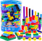 Dimple Building Blocks for Toddler (300 Pcs) Stacking Toys & Puzzle Games