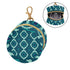 PYBUG Boho Tribal Aztec Round Pacifier Storage Case, Polyester & TPU Lined with Hook Buckle, Pacifier Container Box