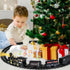 Set Sets 3 4 5 6 7 8 Train for Kids, Train Toy w/Steam, Light & Sounds, Christmas Train for Under The Tree, for Year