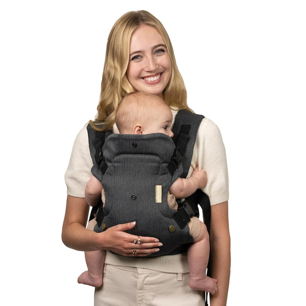 Infantino Flip Luxe 4-in-1 Convertible Baby Carrier, Ergonomic Infant to Toddler Carrier,