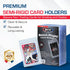 BCW Semi Rigid Card Holder #1, 50 Pack, Semi Rigid Card Sleeves for Grading, PSA Submission Card Savers