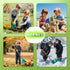 HOSPONY Set-Kids Wheelbarrow Set Set 3+ Kids Gardening Gardening Tools with Shovel, Leaf Rake, Gloves, Spray