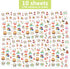 Happy Birthday Stickers, 10 Sheets, 300 Pcs for Kids Party Home Classroom Decoration