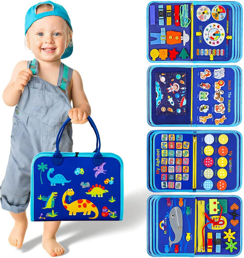 SYHLN Toddler Montessori Busy Board Toys for Little Boy Gifts: Educational Preschool