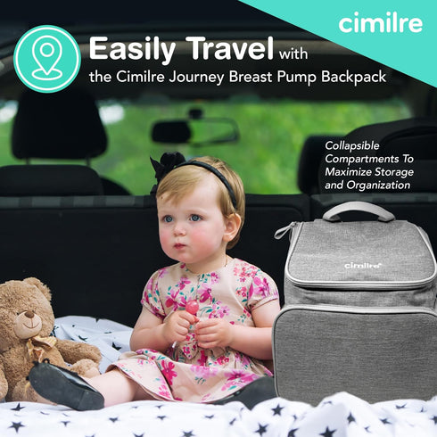 Backpack, 13 12 Journey Breast Pump Stylish & Functional Breast Pump Bag with Plenty of Pockets & Collapsible