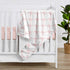 30x36in Sweet Jojo Designs Soft Baby Blanket (Pink Bows) for Girls, Infant, Newborns, Toddler - Stroller Swaddle