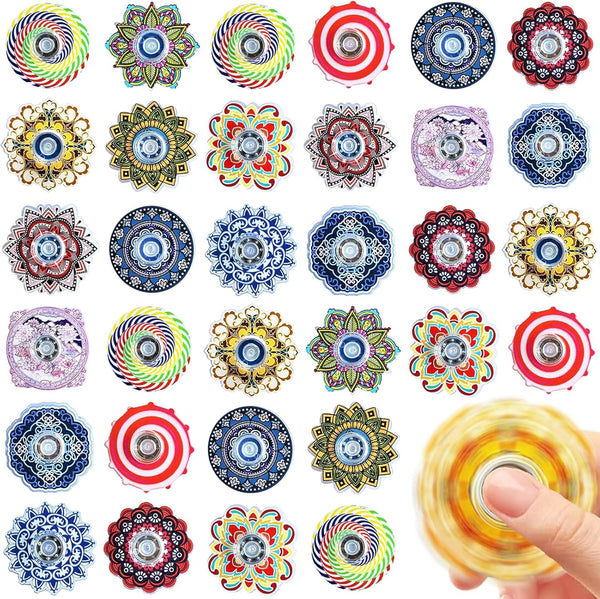 MEZHOBBY 40 Pack Mini Fidget Spinner Toys Party Favors, Desk School Toy Anxiety