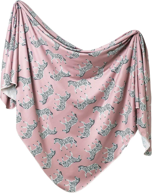 Copper Pearl Large Premium Knit Baby Swaddle Receiving Blanket Zella
