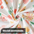 HomGoodz 52 28 Inches Floral Crib Sheets for Baby Girls x Fitted Crib Sheet for Standard Crib and Toddler Mattress,Baby