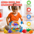 Montessori Learning Toys for Toddlers 1-3, Matching Letters Fine Motor Toy, 26 PCS ABC Dinosaur Alphabet Games