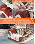 MIEBELY DIY Marble Run Model Building Kits, 3D Wooden Puzzles for Adults, Mechanical Gear Engineering Craft Toys