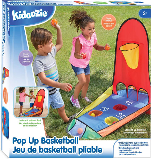 Kidoozie Pop-Up Basketball - Indoor or Outdoor Sport Activity for Preschool and School Aged Children 3 Years and Older