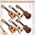 XGHSHW 10 Inch 6 4 Kids Toy Guitar Pcs Mini Toddler Guitars Strings Guitar Ukulele Educational Learning Toy for Toddler