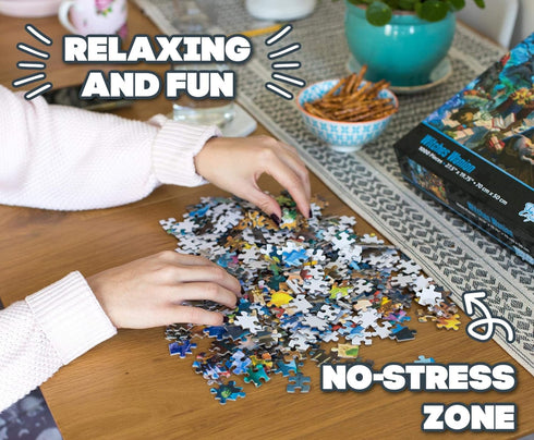 Toynk Witches Wanion Mystical Puzzle, 1000 Piece Jigsaw Puzzle Toy for Adults and Kids, Interactive Brain Teaser
