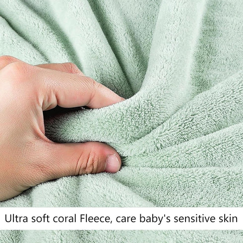 4 Pack Hooded Baby Towels - Premium Ultra Soft Organic Baby Bath Towel Absorbent and Hypoallergenic Towels for Baby Boy