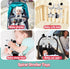 GKDOMS Baby Spiral Hanging Stroller and Car Seat Toys Black and White High Contrast Sensory Toy Newborn Plush Activity