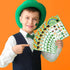 St Patricks Day Bingo - MISS FANTASY Games for Kids, 24 Players, St Patricks Day Party Activity