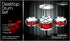 Westminster Desktop Drum Set - Random Color