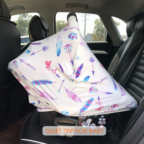 Car Seat Covers for Babies - Multi-use Breastfeeding Covers, Carseat Canopy, Baby Shower Gifts