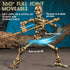 6 Pack T13 Set 2 Dummy 13 Skeleton Action Figure Each with Scepter & Hand Types Titan Lucky Action Figure Multi-Jointed