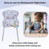 Owls Shopping Cart & High Chair Cover with Bolster Pillow