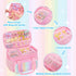 GRAOSO Hair Bow Organizer for Baby Girls, Double Layer Hair Accessories Storage Bag, Rainbow Sequins Design