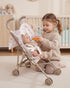 12-15 Inch 5 Set, 3+ BABESIDE One-Touch Baby Doll Stroller Sturdy & Durable for Dolls, Includes Pcs Accessories